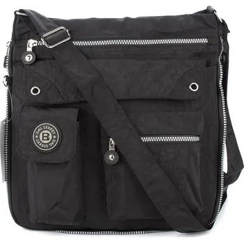 Kabelka Bag Street Lehká volnočasová kabelka přes rameno černá 2221