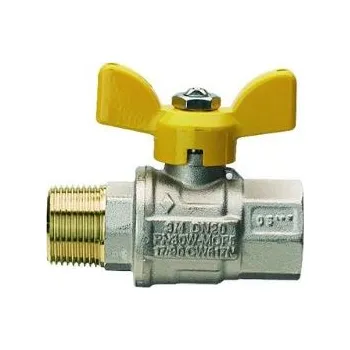 Vodovodní kohout Kohout kulový FF 1/2", RB 5983, přímý, motýl