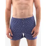 Gina Pánské volné trenky 75187P tm.popel-bílá 46-48