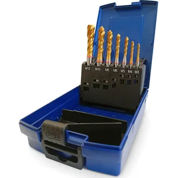 Závitořezný nástroj Vergnano 4460042 Sada závitníků (slepé otvory) M3-M12, 7 ks