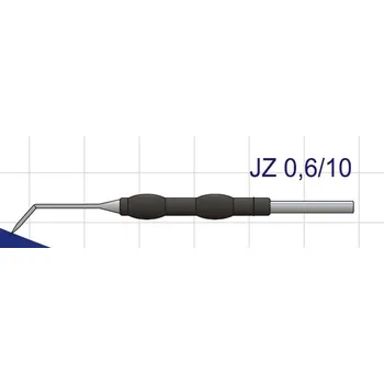 Chirurgická jehla Elektroresekční jehla zahnutá DERM JZ 0,6/10