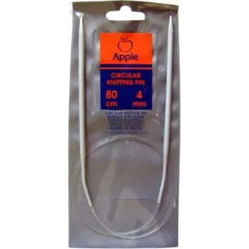 Jehlice Apple Pletací jehlice kruhové 80 cm - 4 mm