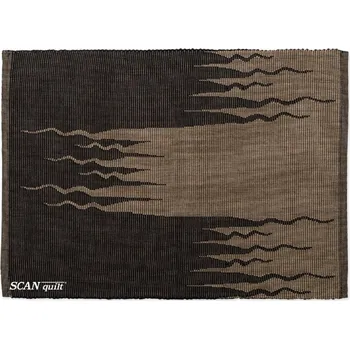 prostírání SCANquilt prostírání RIB plameny černobéžová prostírání cca 30 x 45 cm