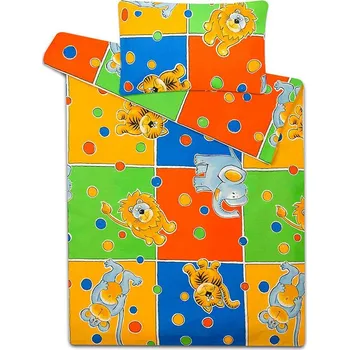 Povlečení Sleep-well Dětské povlečení bavlna ZOO - 40x60cm + 135x90cm