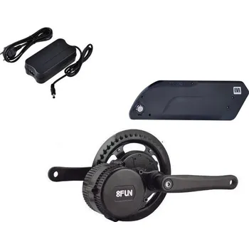 Elektrokolo Kit 8FUN 750W středový + aku do rámu 14,5 Ah + nabíječka (Kit pro přestavbu na elektrokolo)