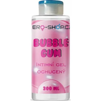 Lubrikační gel EROSHOP aromatizovaný intimní gel BUBBLE GUM 300ML