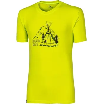 Pánské oblečení Triko krátké pánské Progress PIONEER TEEPEE, zelené Velikost: XXL