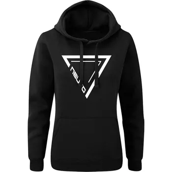 Dámská mikina DNBMARKET.CZ Dámská mikina s kapucí |D&B + NEURO| TriangleInTriangle Velikost: L, Barva: Černá - Design 2