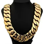 Steel Edge Zlatý řetěz na krk chirurgická ocel WJHN229-GD Délka řetízku: 70cm