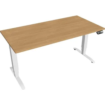 Kancelářský vozík HOBIS výškově stavitelný stůl 160 cm, paměť.ovlad. - MOTION MS 3M 1600, dub + doprava zdarma