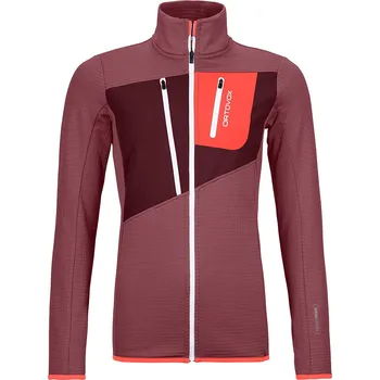 Dámská mikina Ortovox Fleece Grid Jacket W Mountain rose L