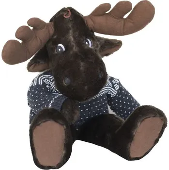 plyšák SCANquilt LOSÍK elgar svetr šedá 45 cm