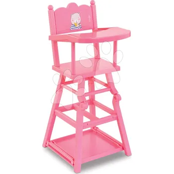 Jídelní židle Jídelní židle High Chair Pink Corolle pro 36–42 cm panenku růžová