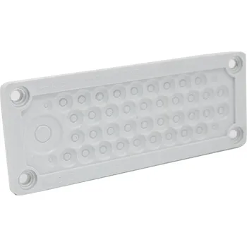 Rozvaděč ELEKTRO BEČOV Deska HTKC-43 průchodková šedá G540215