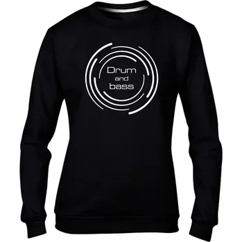 Dámská mikina DNBMARKET.CZ Dámská mikina bez kapuce |D&B + NEURO| CircleLife Velikost: XXL, Barva: Černá - Design 1