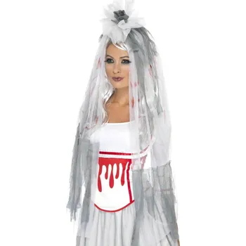 Karnevalový doplněk Smiffys Závoj pro krvavou nevěstu