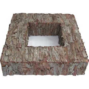 Vánoční dekorace Čtverec kůra 30*30 cm