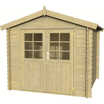 Zahradní domek Zahradní srubový domek 28 mm ECO PILA I 250X250 (Zahradní domek se stěnovicí 28 mm )