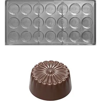 Forma na pečení Forma na pralinky Mochi 3 květ 10g 3x7 tvarů/forma