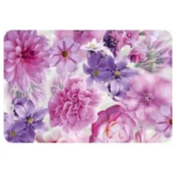 prostírání Prostírání ve Vintage stylu fialové Květy, plast - 43,4*28,5 cm