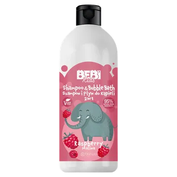 Koupelová pěna Bebi Bebi kids šampon a pěna do koupele 2v1, malina, 500 ml