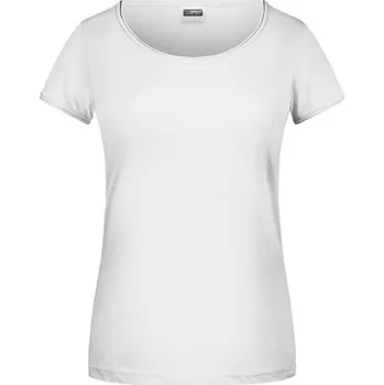 Dámské tričko James&Nicholson Dámské triko JN8001 White M
