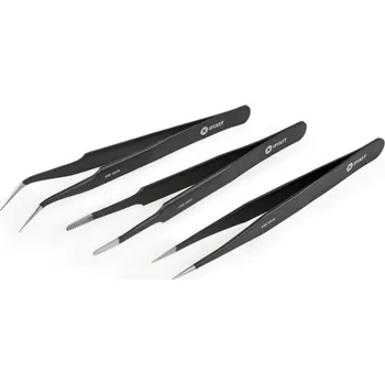 Mobilní telefon iFixit Precision Tweezers Set Pro, ESD Safe, sada 3 pinzet