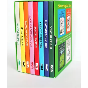 Anekdoty: Komplet: 2400 nejlepších vtipů - Nakladatelství Plot (2021, pevná, box 1-8)