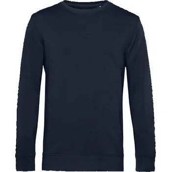 Pánské tričko B&amp;C Unisex tričko s dlouhým rukávem WU31B Navy Blue L
