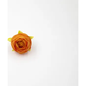 umělá květina Pryskyřník 003 oranžový