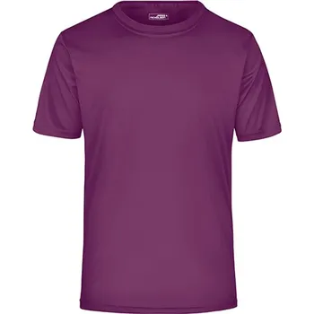 Pánské tričko James&Nicholson Pánské funkční triko JN358 Purple XL