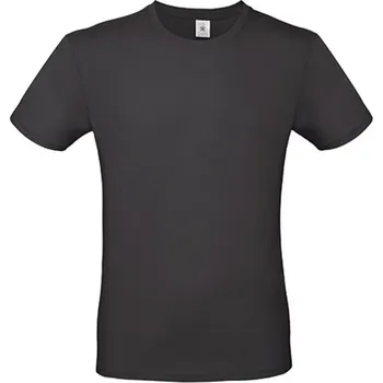 Pánské tričko B&amp;C Pánské tričko TU01T Black Pure 3XL