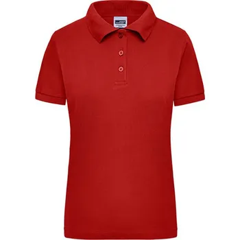 Dámské tričko James&amp;Nicholson Dámská polokošile JN803 Red XXL