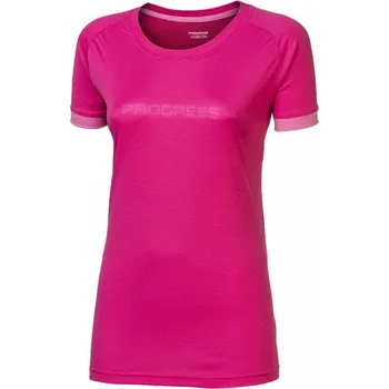 Dámské tričko Triko krátké dámské Progress TRICKY, fuchsie Velikost: M