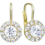 Brilio Zlaté náušnice s čirými krystaly 239 001 00979 + 2 měsíce na vrácení zboží