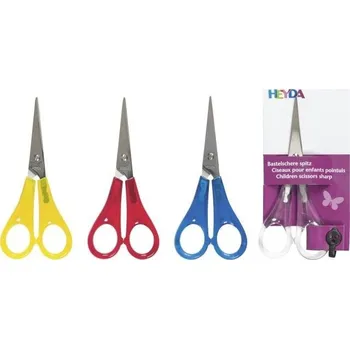 Kancelářské nůžky HEYDA Nůžky dětské špičaté 13 cm