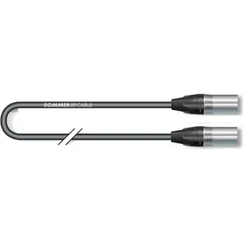 Audio kabel Sommer Cable MQMF; XLR / XLR; 3m; Ŕierna