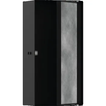 XtraStoris Rock - výklenek do stěny s dvířky pro obklady 300/150/100, matná černá 56082670