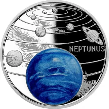 2021 - Stříbrná mince Neptun - Sluneční soustava 1 NZD