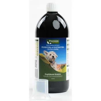 Precision Microbes Probiotika a postbiotika pro psy a kočky, 1 l