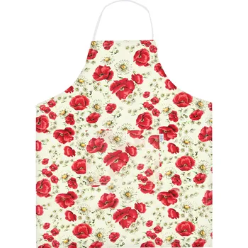 Kuchyňská zástěra DARRÉ Kuchyňská zástěra Rozkvetlé máky - žlutá