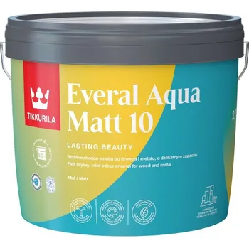 barva a nátěr na dřevo TIKKURILA EVERAL AQUA MATNÝ [10] 0,45L Transparent C ZÁKLAD