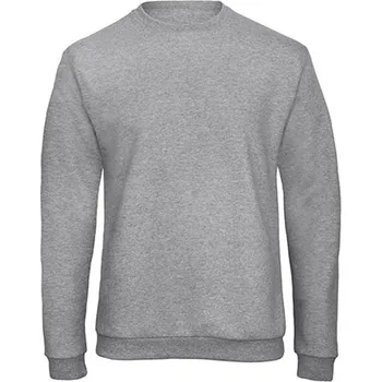 Pánská mikina B&C Unisex mikina přes hlavu WUI23 Heather Grey XXL