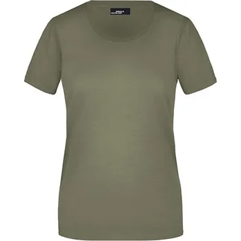 James&Nicholson Dámské triko JN901 Olive L