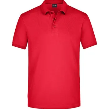 Pánská móda James&amp;Nicholson Pánská polokošile JN710 Red XL