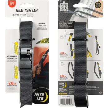 Upínací popruh NITE IZE Nite Ize Upínací systém DUAL CAMJAM® TIE DOWN 12"