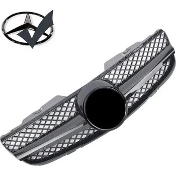 Kapota PROTEC Přední maska MERCEDES R230 SL 2006-2008 ČERNÝ LESK