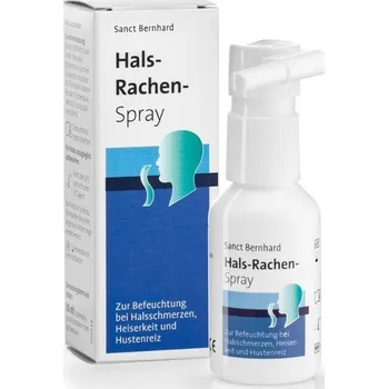 Lék na kašel, rýmu a nachlazení Sanct Bernhard Krční sprej s mentolem 30 ml