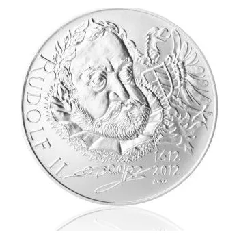2012 - Stříbrná mince Rudolf II., b.k.