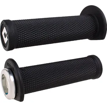 grip ODI GRIPS Ruffian ATV Lock-on v2.1, 125 mm, Black/Silver clamps